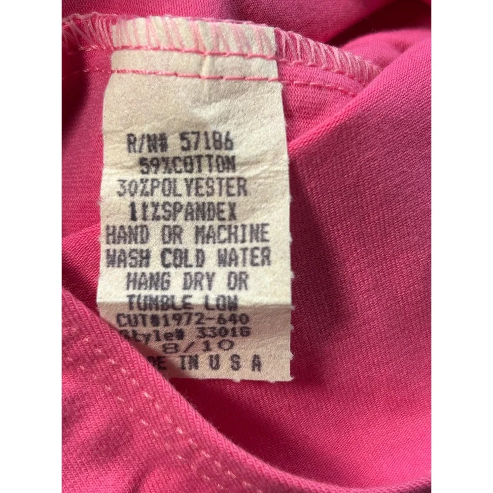 Vintage 90s Kids Leotards Lot 3 Pack Pink Blue Print Size 8/10 Made USA